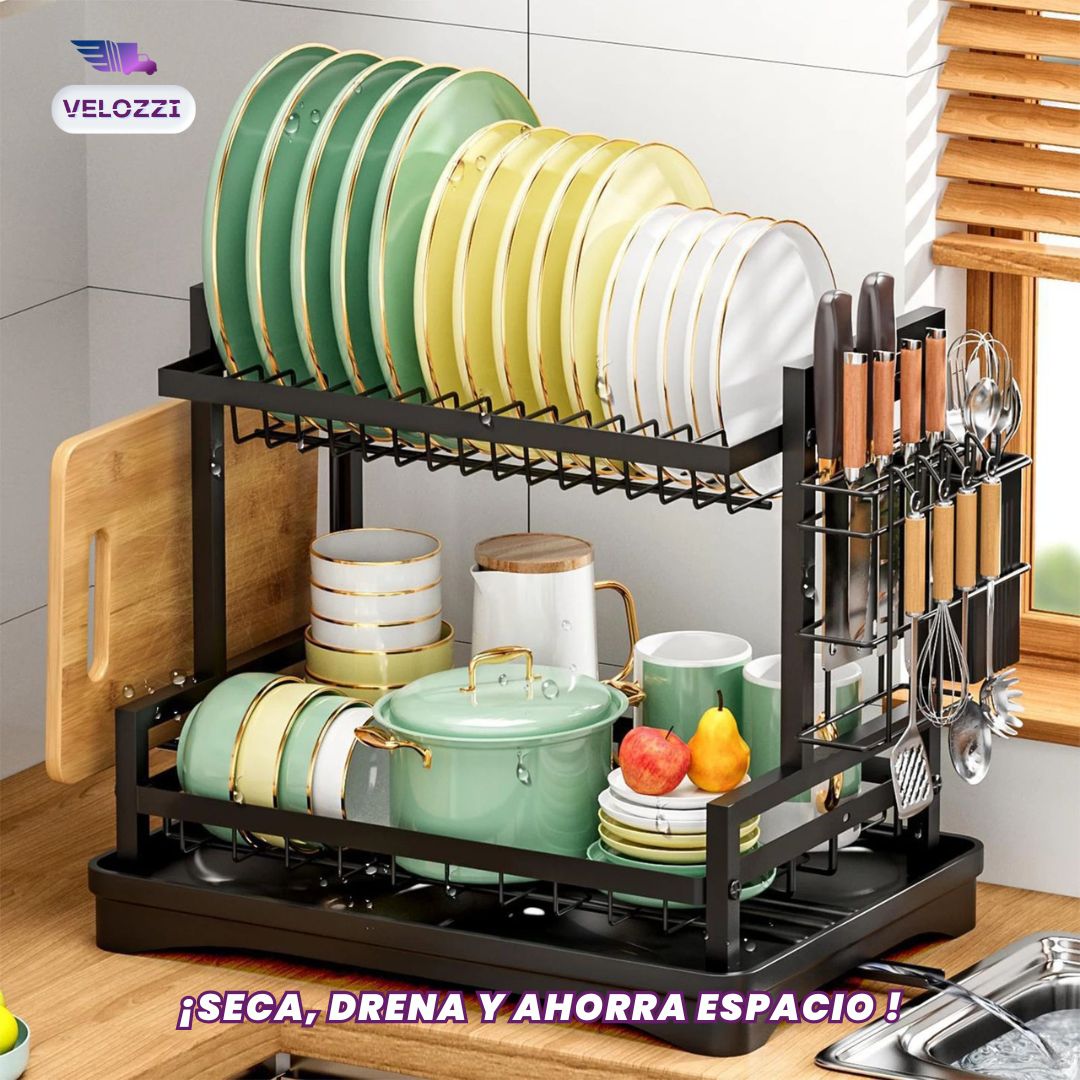 Escurridor multifuncional con drenaje - HydroRack®