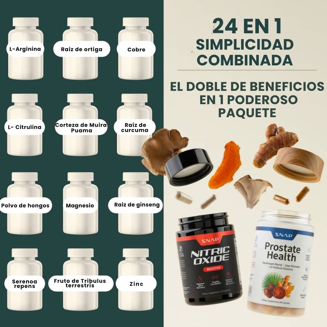 Suplemento duo de NutricOxide y Prostate Health - VitalForce Duo®