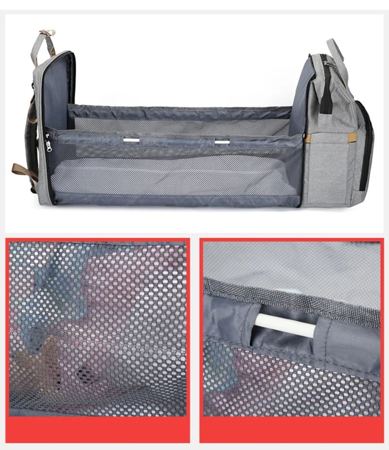Mochila con cuna plegable - BebéGo®