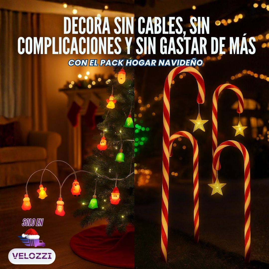 Pack Hogar Navideño - SantaShine® + CandyGlow®