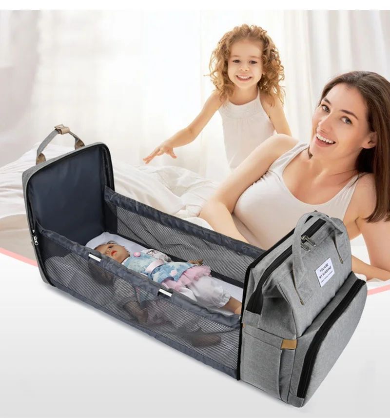 Mochila con cuna plegable - BebéGo®