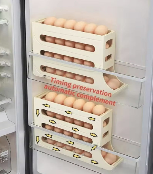 ORGANIZADOR DE HUEVOS 4 PISOS