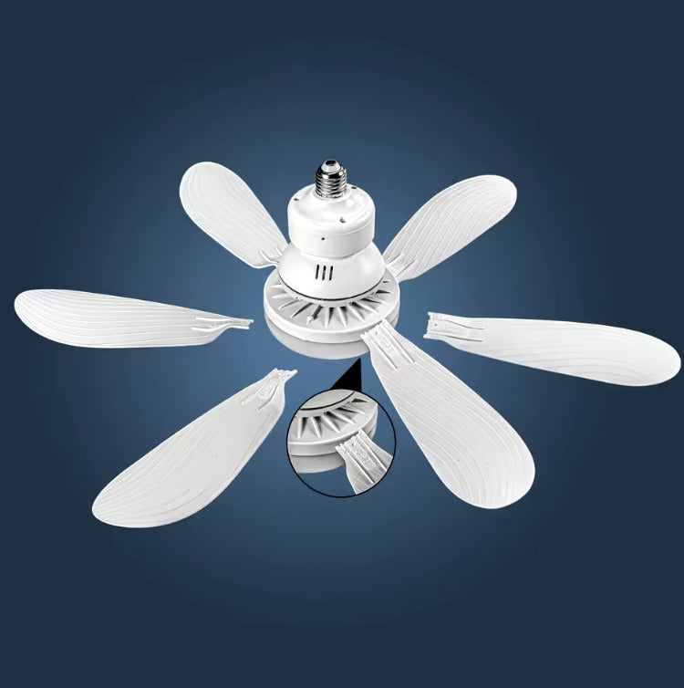 VENTILADOR CON LUZ LED 6 ASPAS