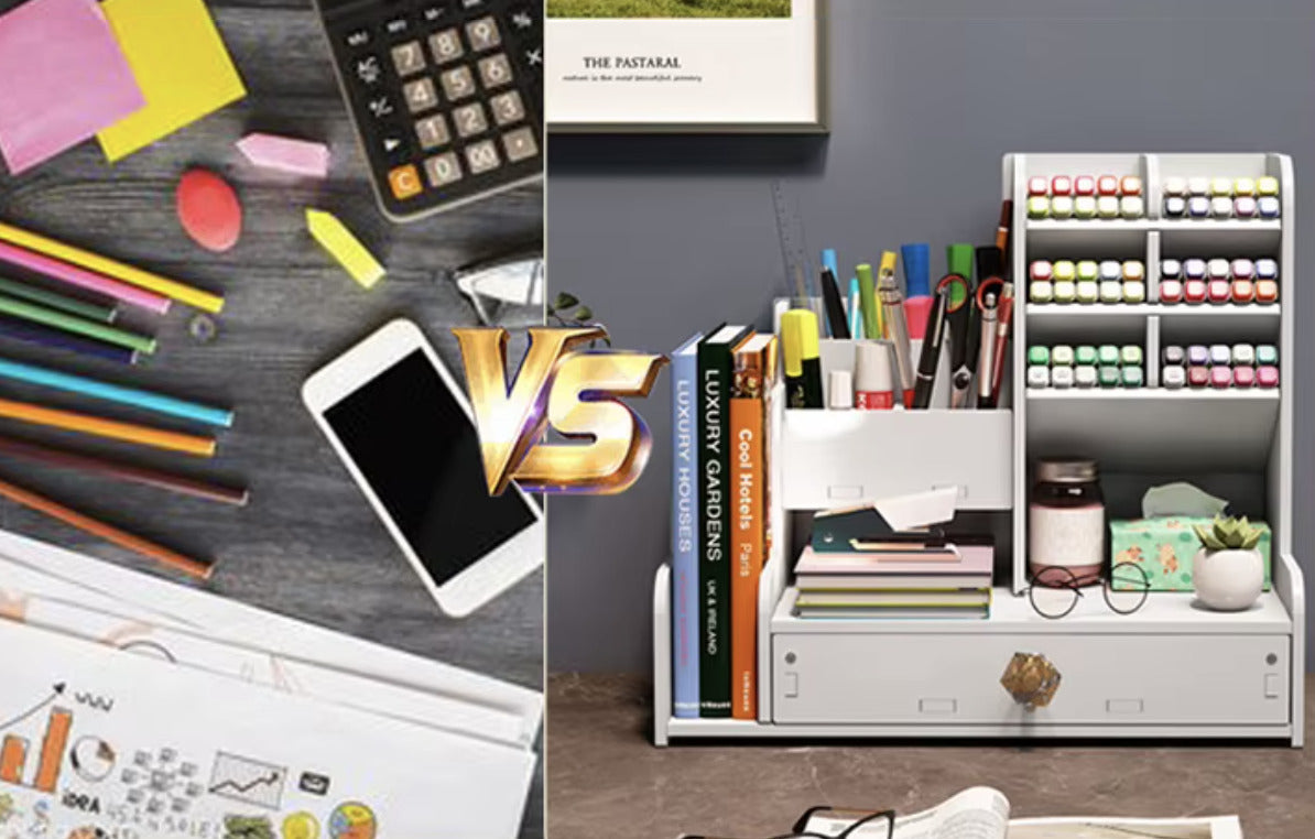 ORGANIZADOR DE ESCRITORIO MULTIFUNCIONAL