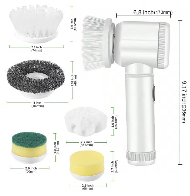 CEPILLO ELECTRICO 5 CABEZALES - PowerScrub™