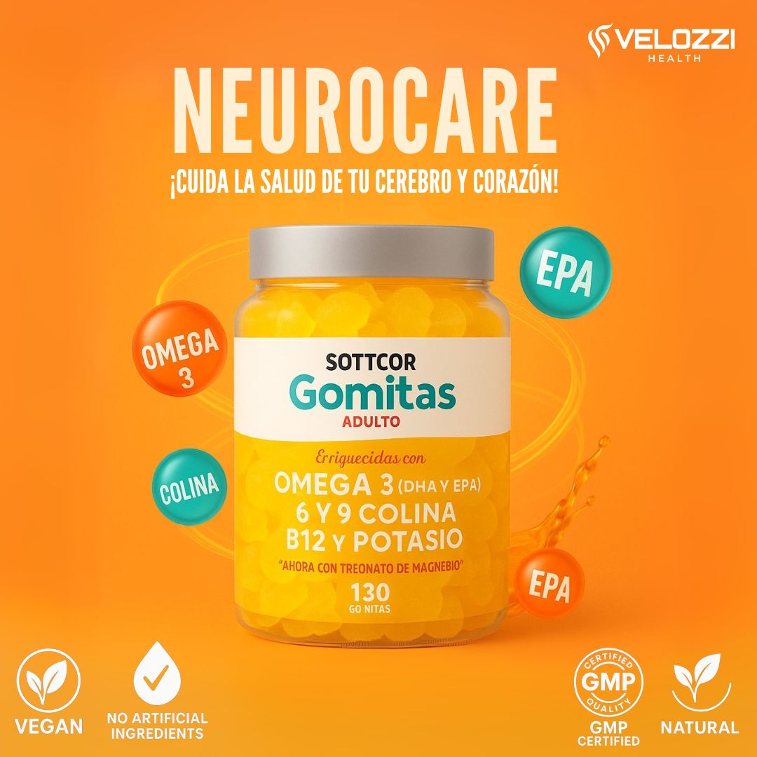 Gomitas de Omega + Colina+ B12 - NeuroCare®