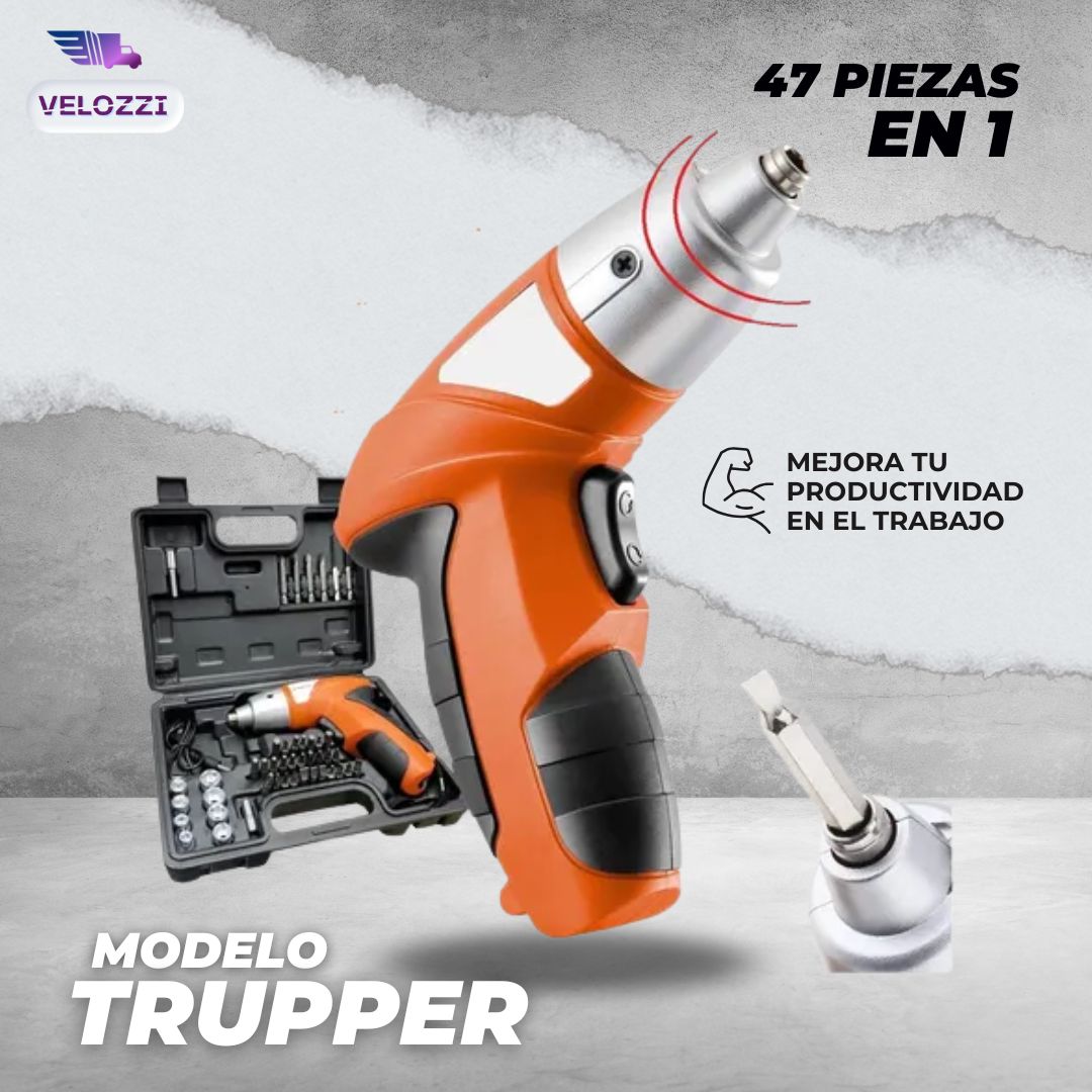 Destornillador Portátil Multiusos 47 en 1 - Trupper