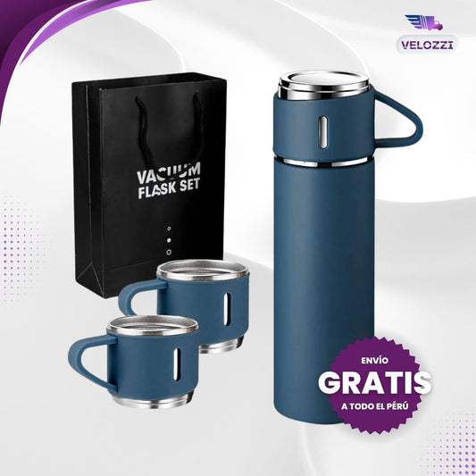 Termo de acero inoxidable - Flask Set