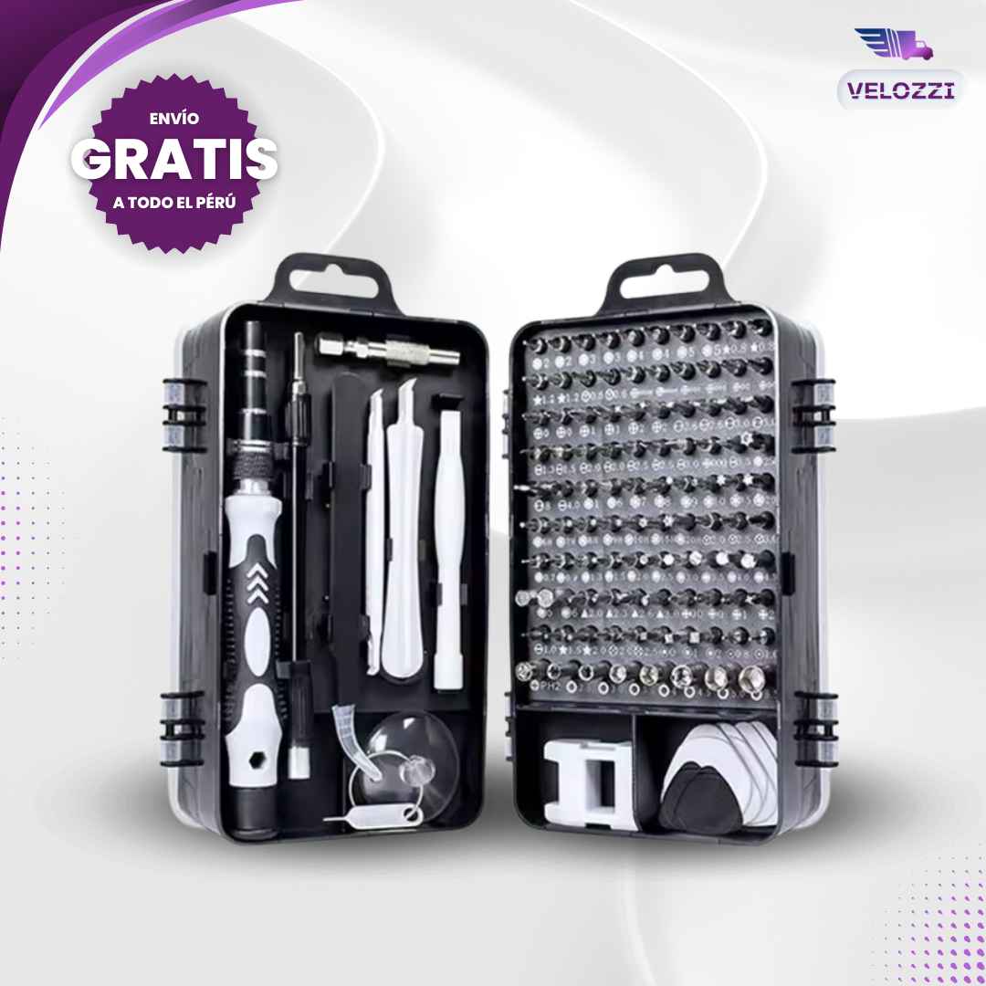 SET DE DESTORNILLADORES 115 EN 1 - SX500