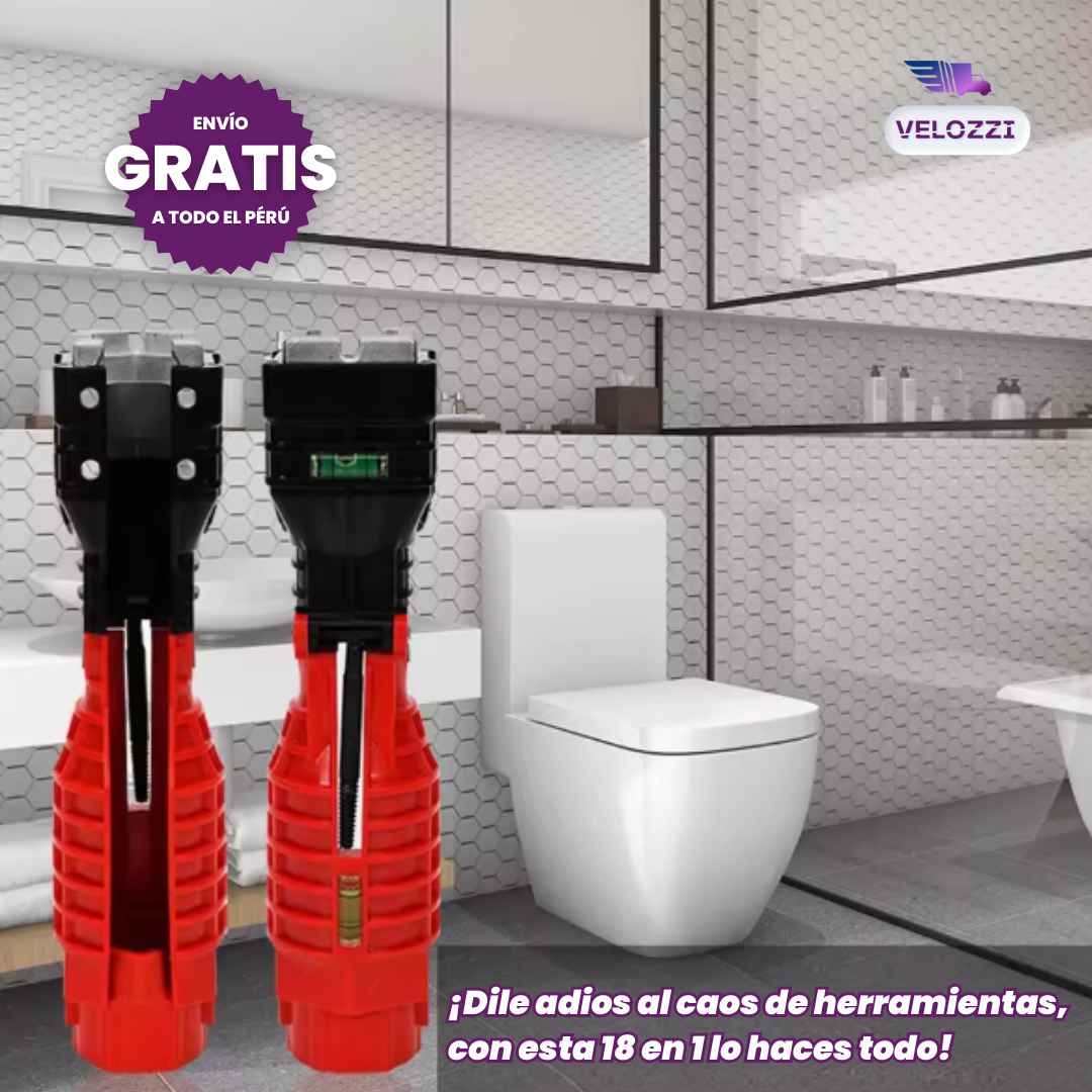 LLAVE MULTIUSOS 18 EN 1 - KeyMaster 18®