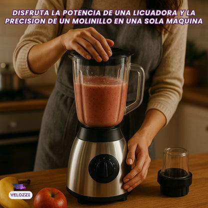 LICUADORA DE 5 VELOCIDADES 2 EN 1 - DualMix®