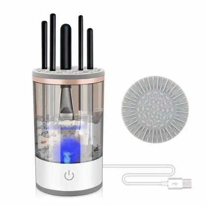 Limpiador eléctrico de brochas de maquillaje - GlowSpin®