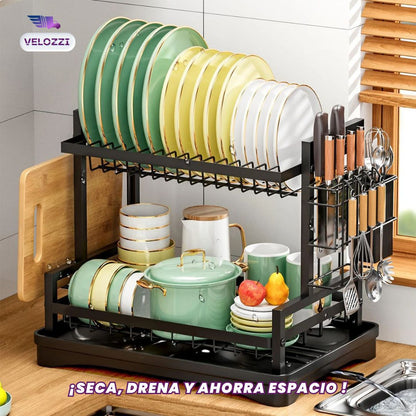 Escurridor multifuncional con drenaje - HydroRack®