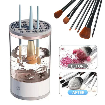 Limpiador eléctrico de brochas de maquillaje - GlowSpin®