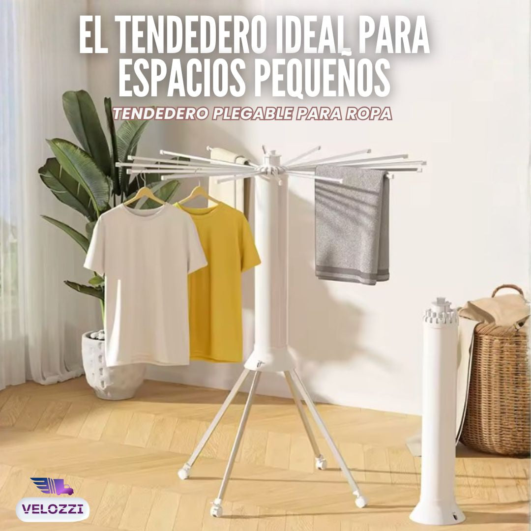 Tendedero de ropa plegable - PulpoDry®