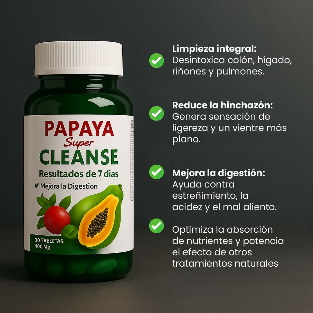 PACK DETOX TOTAL - Papaya super cleanse® + Candida cleanse®