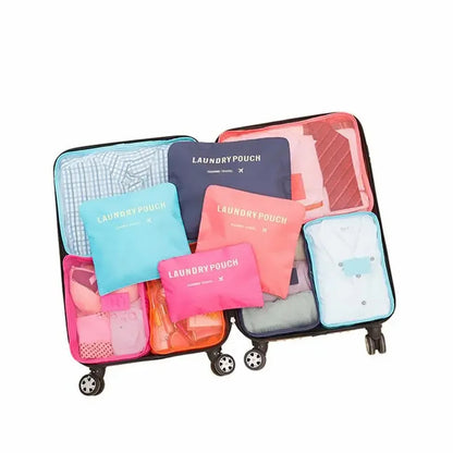 PACK DE ORGANIZADORES DE MALETA 6 EN 1 - PackEasy®