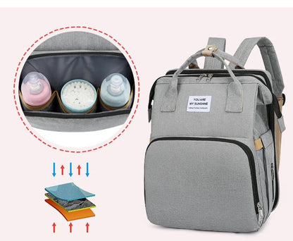 Mochila con cuna plegable - BebéGo®