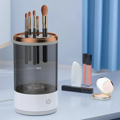 Limpiador eléctrico de brochas de maquillaje - GlowSpin®