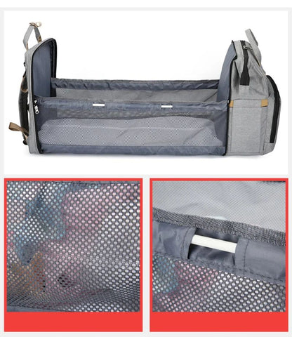 Mochila con cuna plegable - BebéGo®