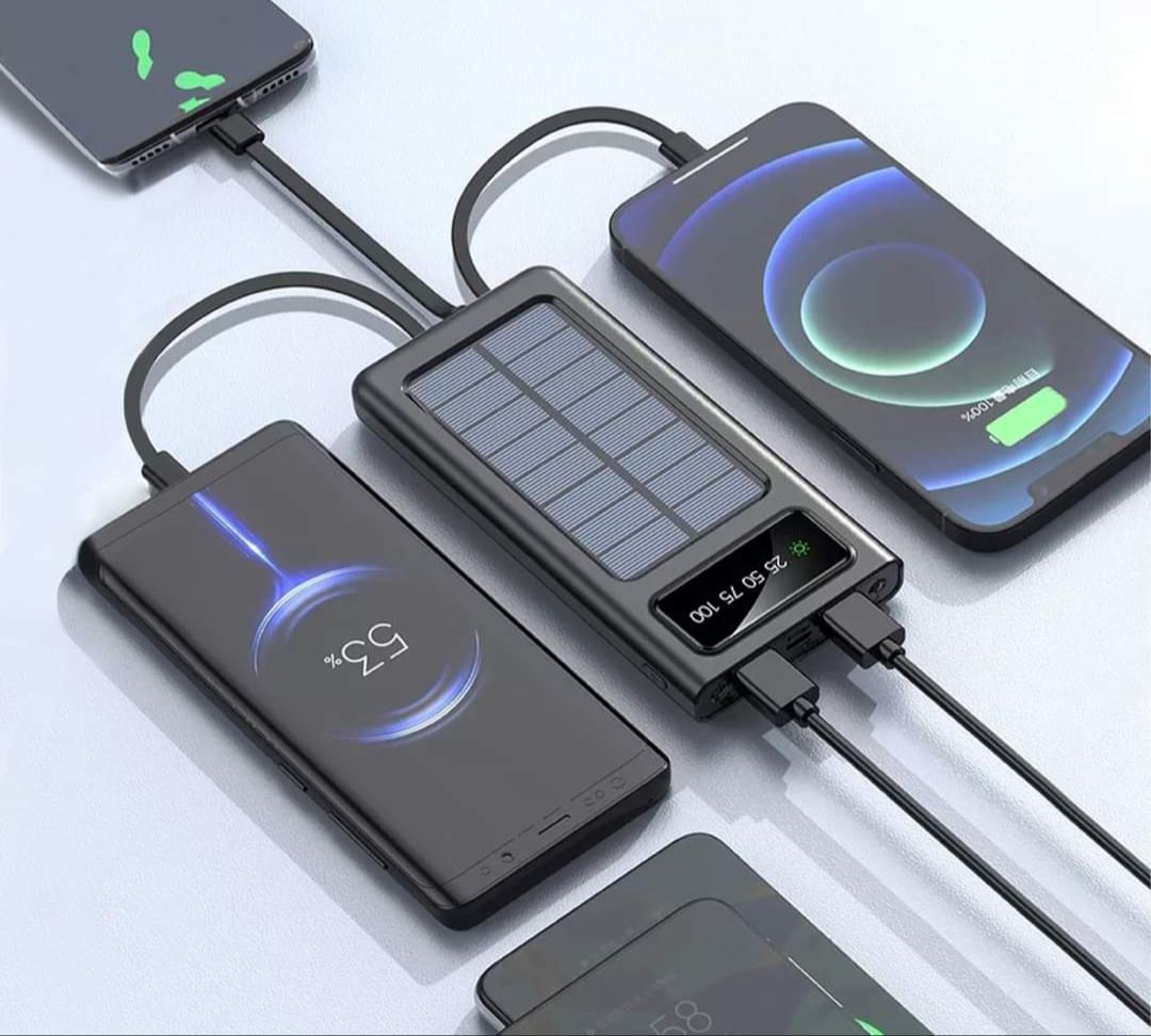 Cargador portátil con panel solar