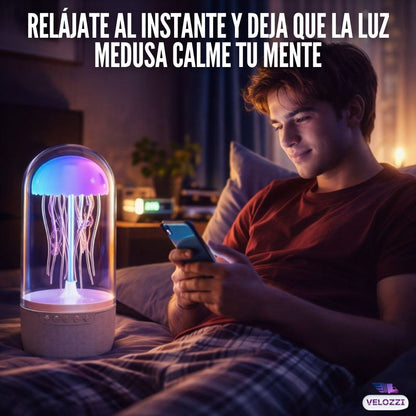 Lámpara de medusas con parlante - CalmaJelly®