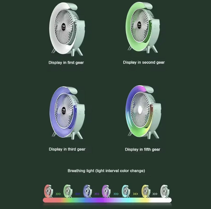 VENTILADOR LED PORTÁTIL