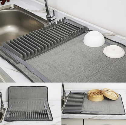 TAPETE MICROFIBRA + ESCURRIDOR 2 EN 1 - HomeDry®