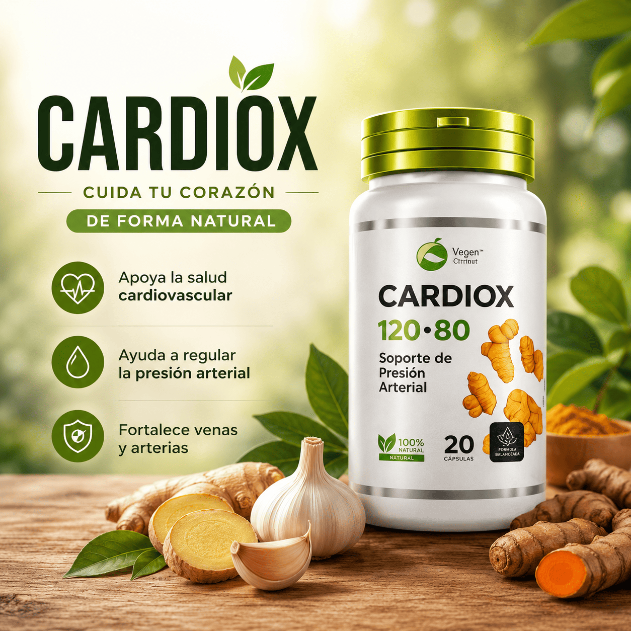 Soporte de presión Arterial - Cardiox®