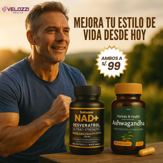 Pack duo - Ashwagandha y NAD+Resveratrol