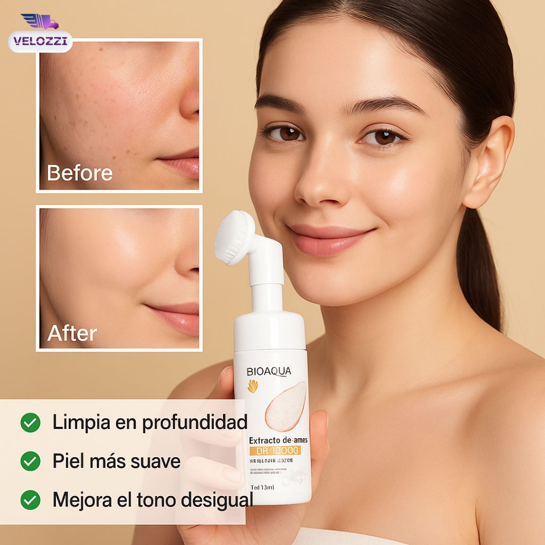 Mousse limpiador facial de arroz - Sakura Cleanser