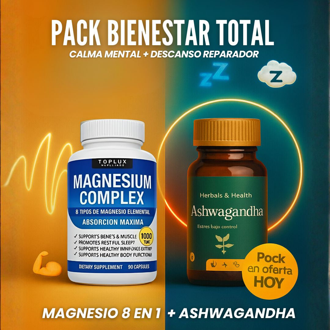 PACK BIENESTAR TOTAL® - Magnesium Complex 8 en 1 + Ashwagandha