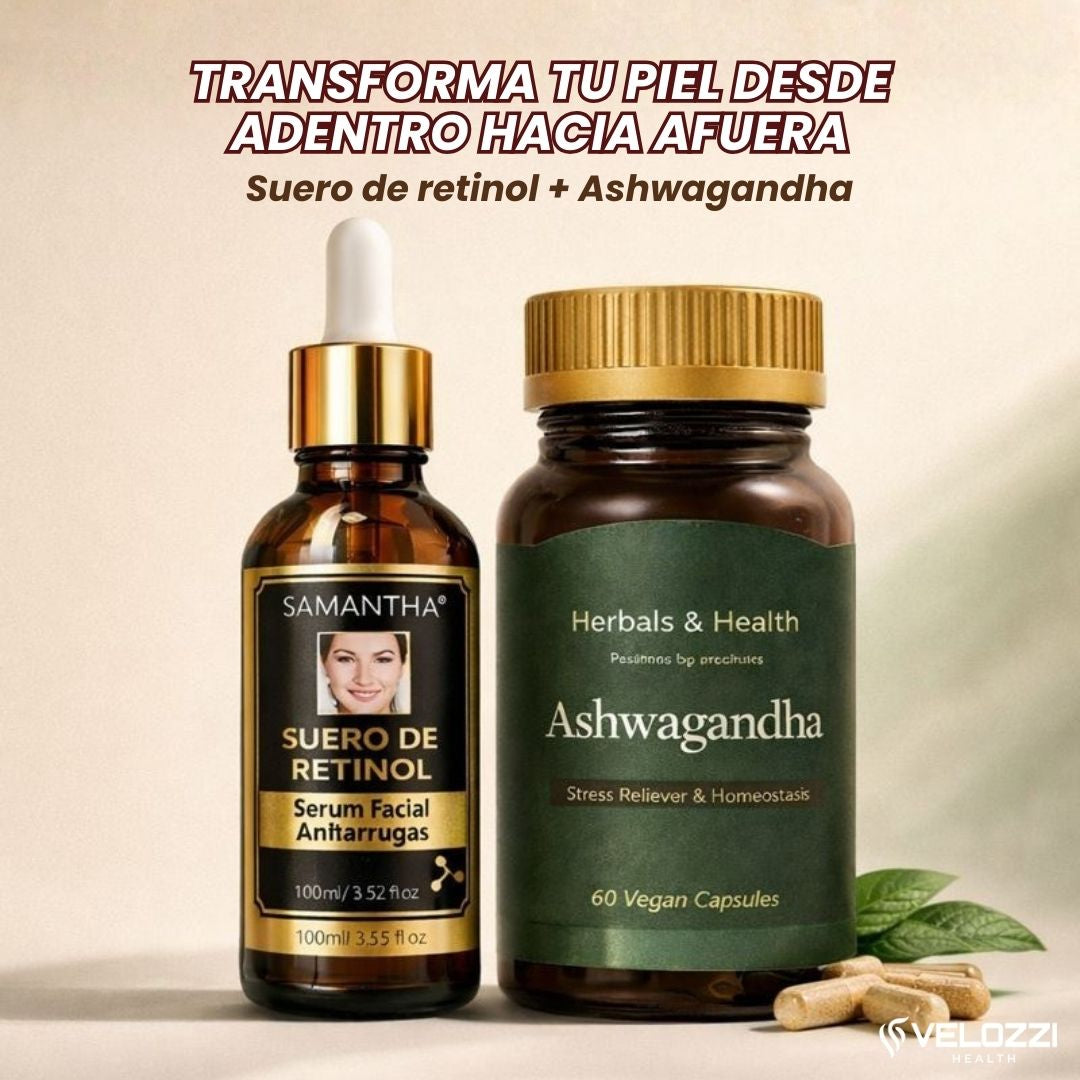Serum de Retinol + Cápsulas de Ashwagandha - SKINBALANCE PRO®