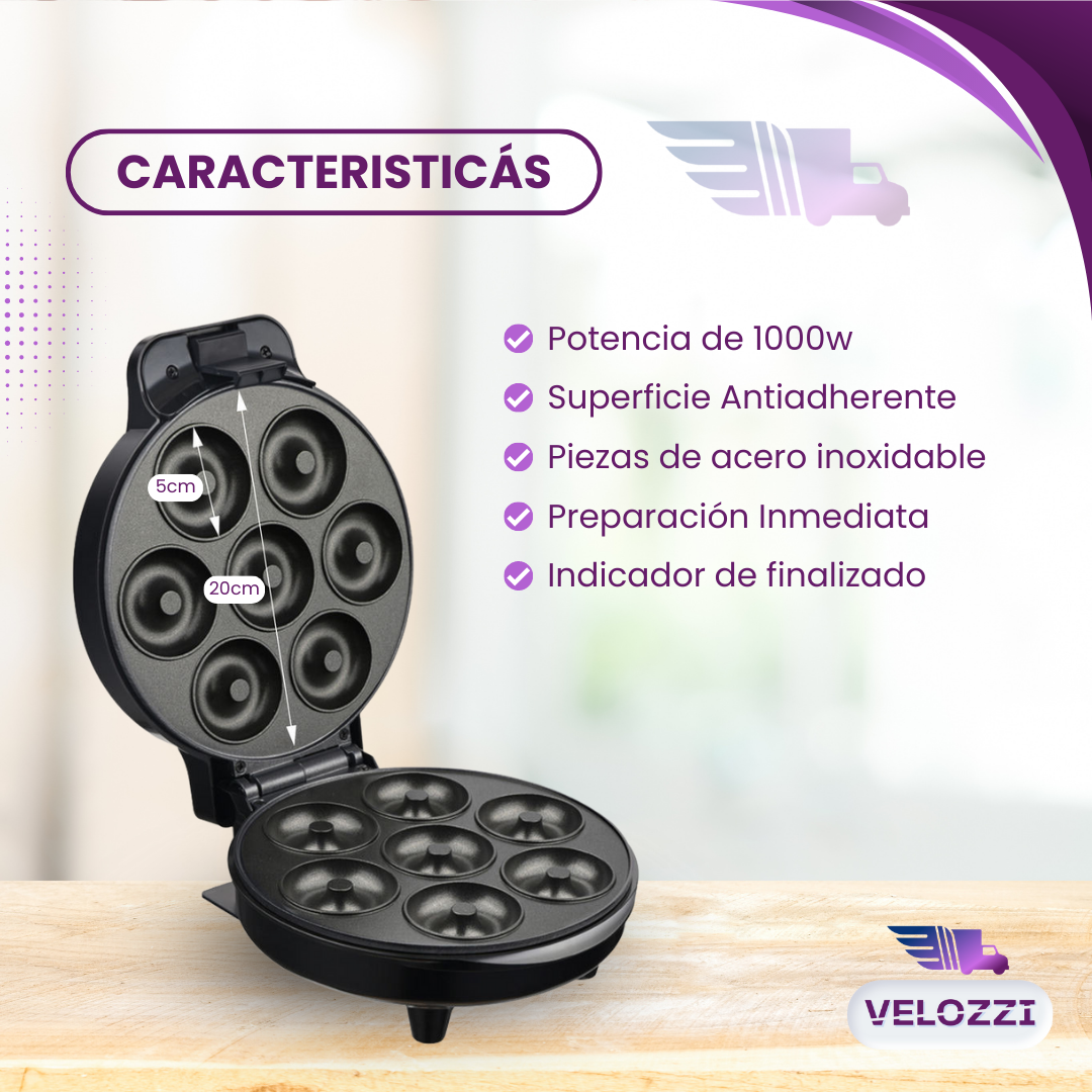 Máquina para donas de 1200W