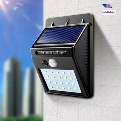 LÁMPARA SOLAR CON SENSOR DE MOVIMIENTO