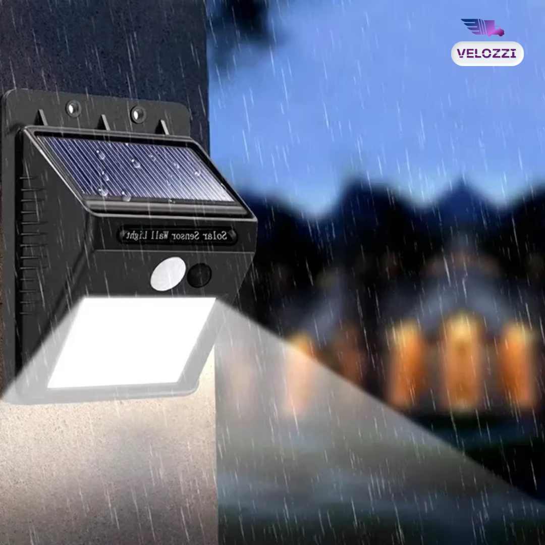 LÁMPARA SOLAR CON SENSOR DE MOVIMIENTO