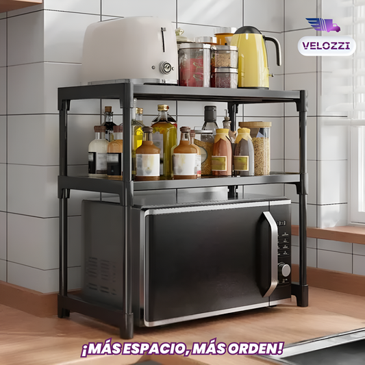 Chef Rack Pro® - Organizador 3 niveles para microondas