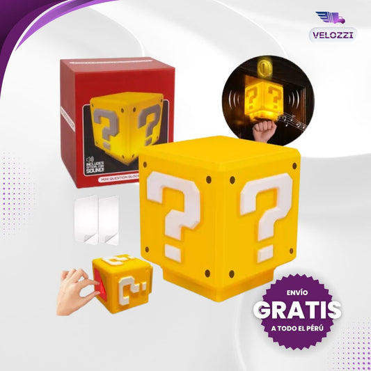 Lampara con diseño de Mario Bros