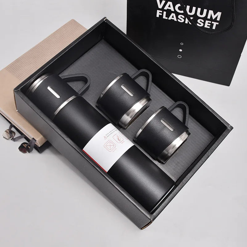 Termo de acero inoxidable - Flask Set