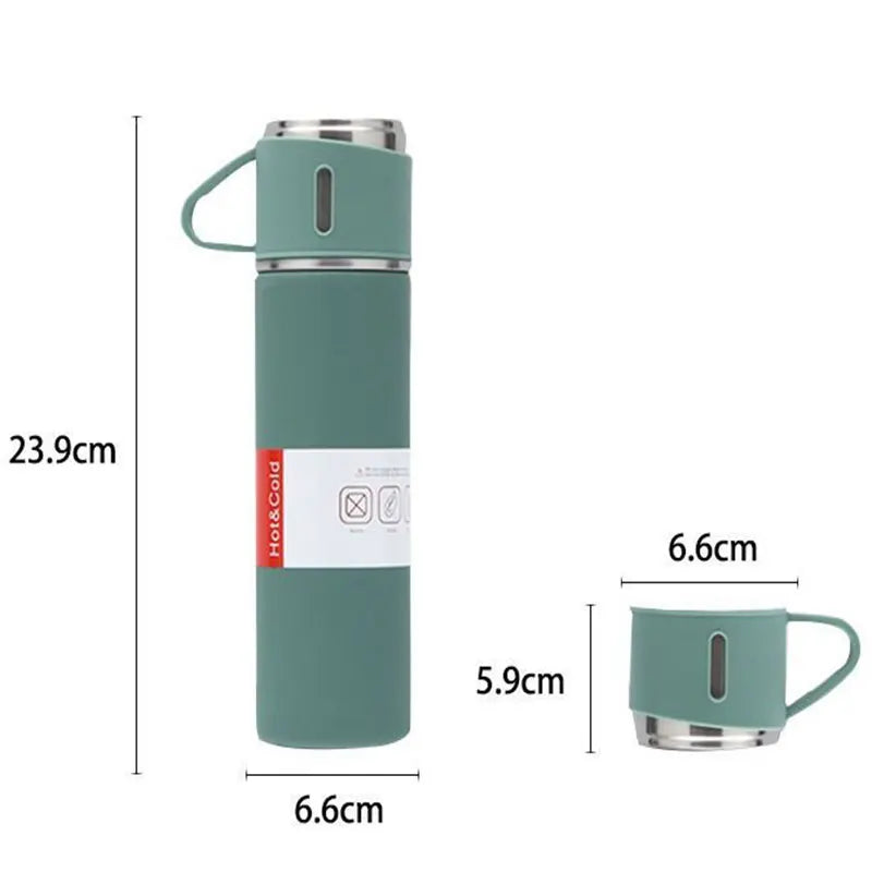 Termo de acero inoxidable - Flask Set