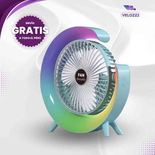 VENTILADOR LED PORTÁTIL